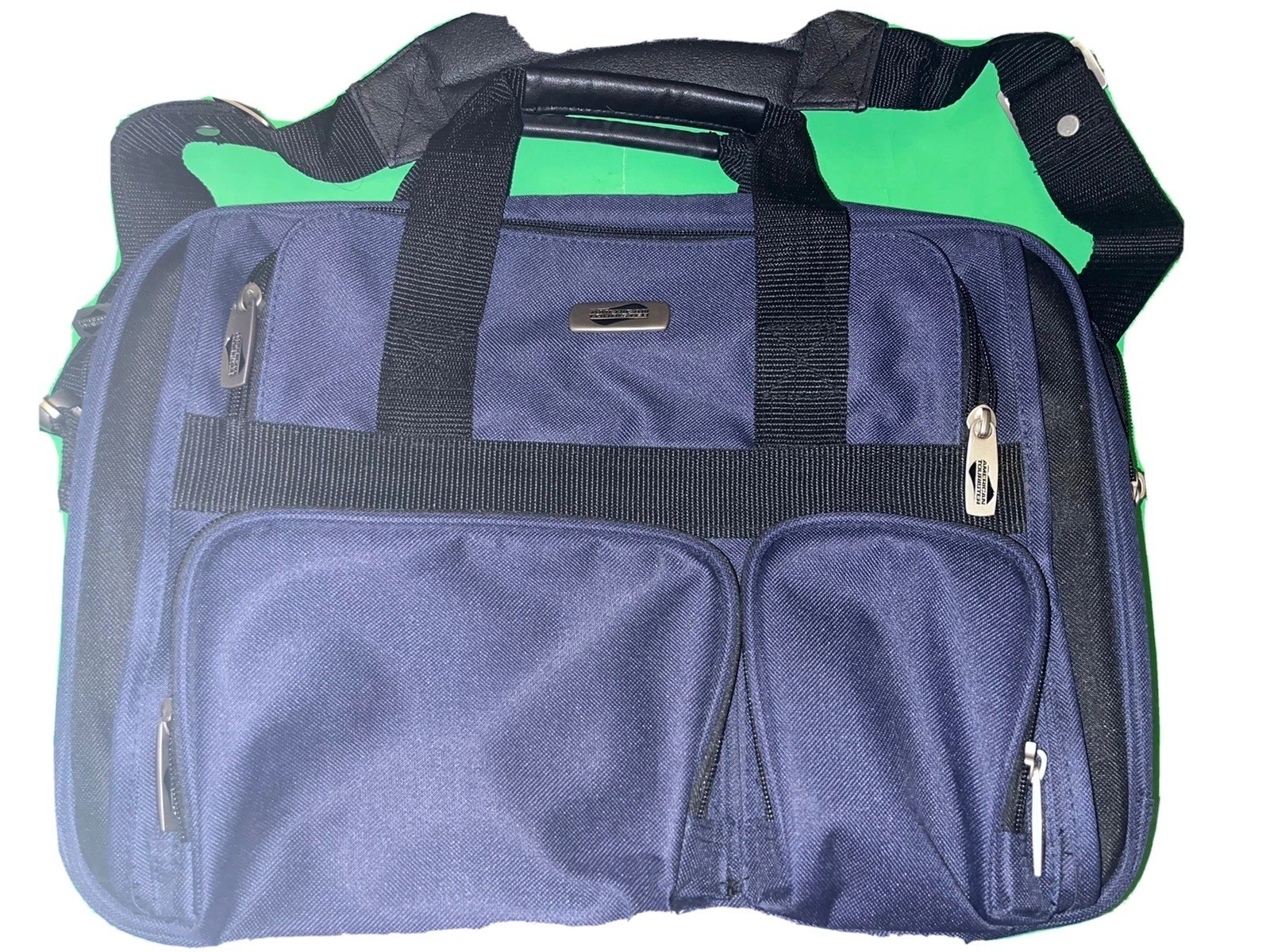 American Tourister Blue Messenger/Laptop/Carry-on  Shoulder Bag