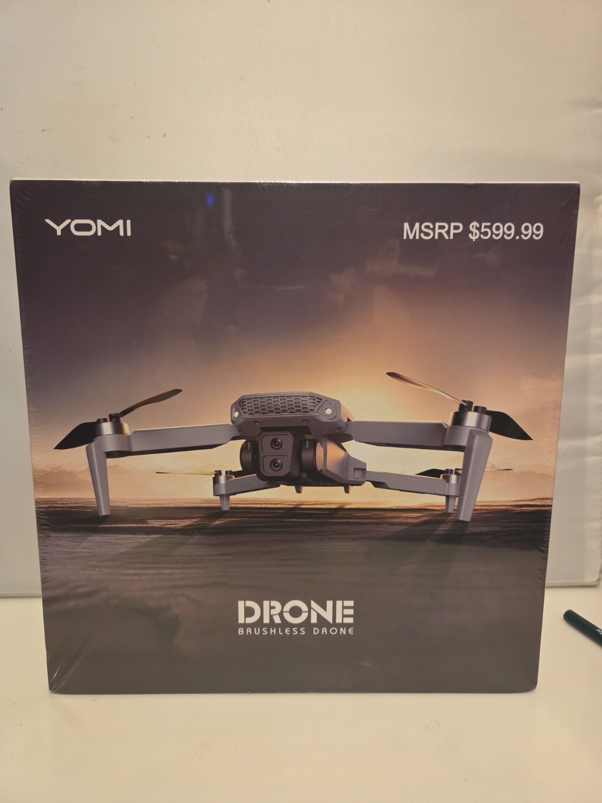 YOMI Brushless Drone With 4K Camera Silver NIB