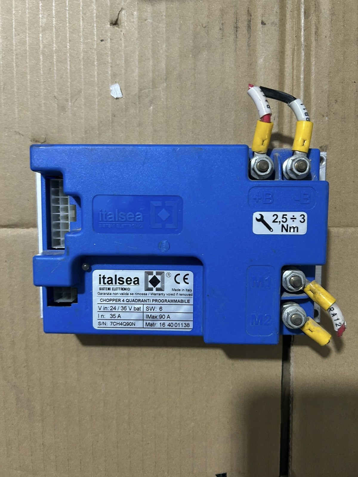 1pc USED italsea 7CH4Q90N Control Module TESTED