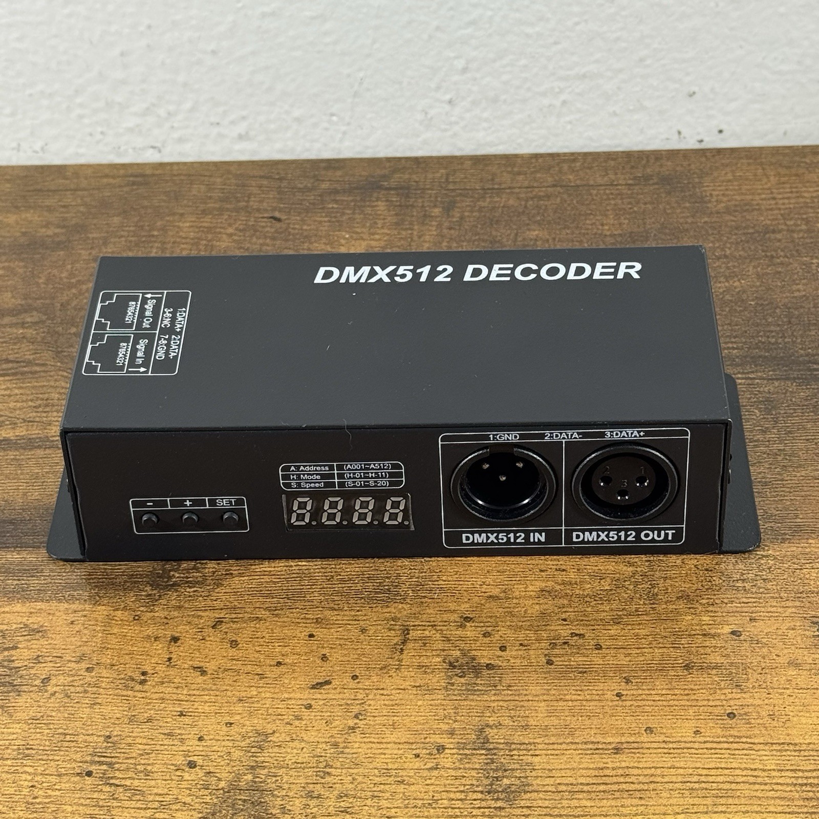 DMX512 Decoder DC12V-DC24V Max Output of Current: 4x4A