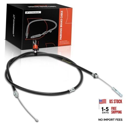 Rear Passenger Side Parking Brake Cable Assembly Compatible with Dodge