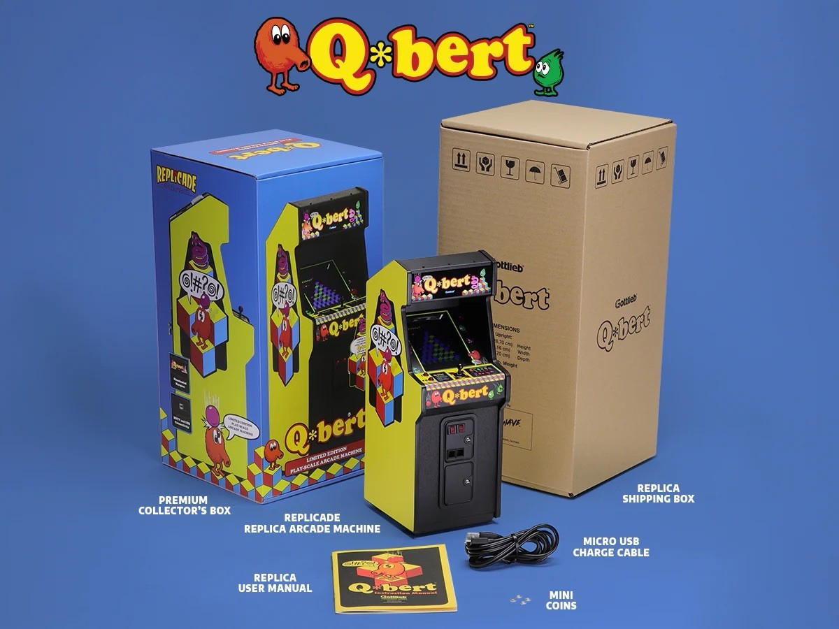 ⭐️NEW WAVE TOYS Q*BERT X REPLICADE- BRAND NEW-SEALED IN BOX⭐️