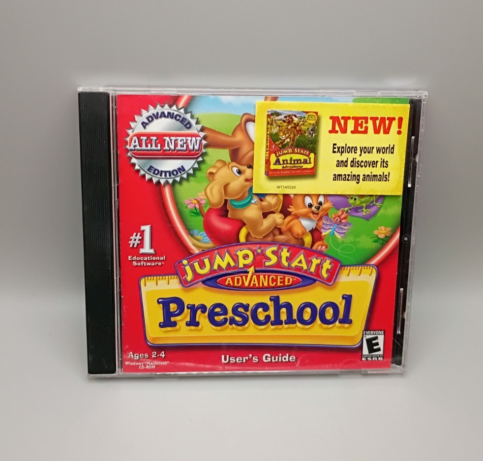 JumpStart Preschool PC CD-ROM Windows/MAC Teachers Essential Skill for School