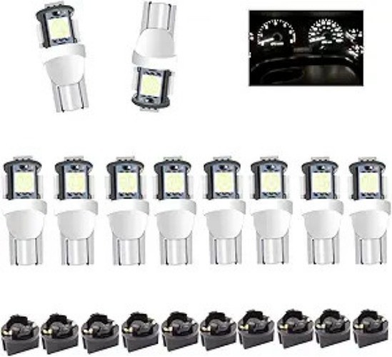 194 LED Bulb, White T10 168 2825 161 5050-5SMD LED Light Bulb, Replacement Bulbs
