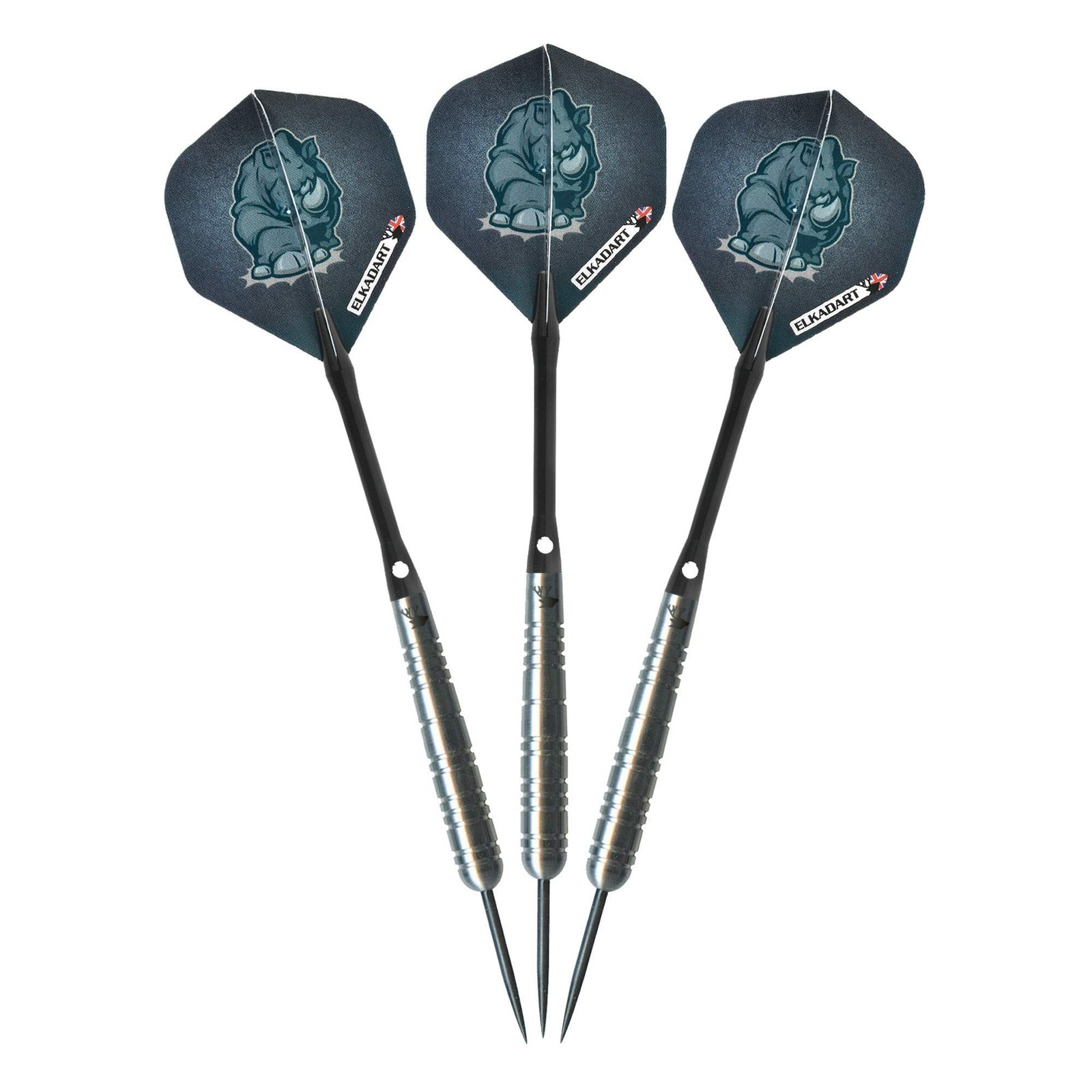 Elkadart Rhino 80% Tungsten Steel Tip Darts with Storage/Travel Case 30 Grams