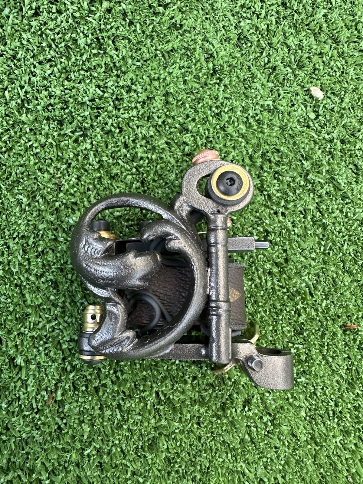 Professional Handmade Tattoo Machine Filigree Skeleton Key Liner