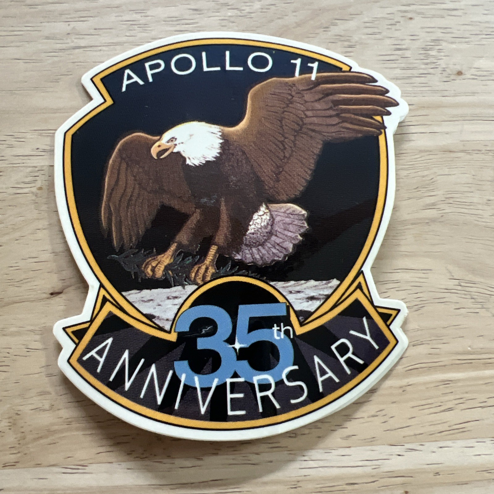 APOLLO 11 35th ANNIVERSARY STICKER