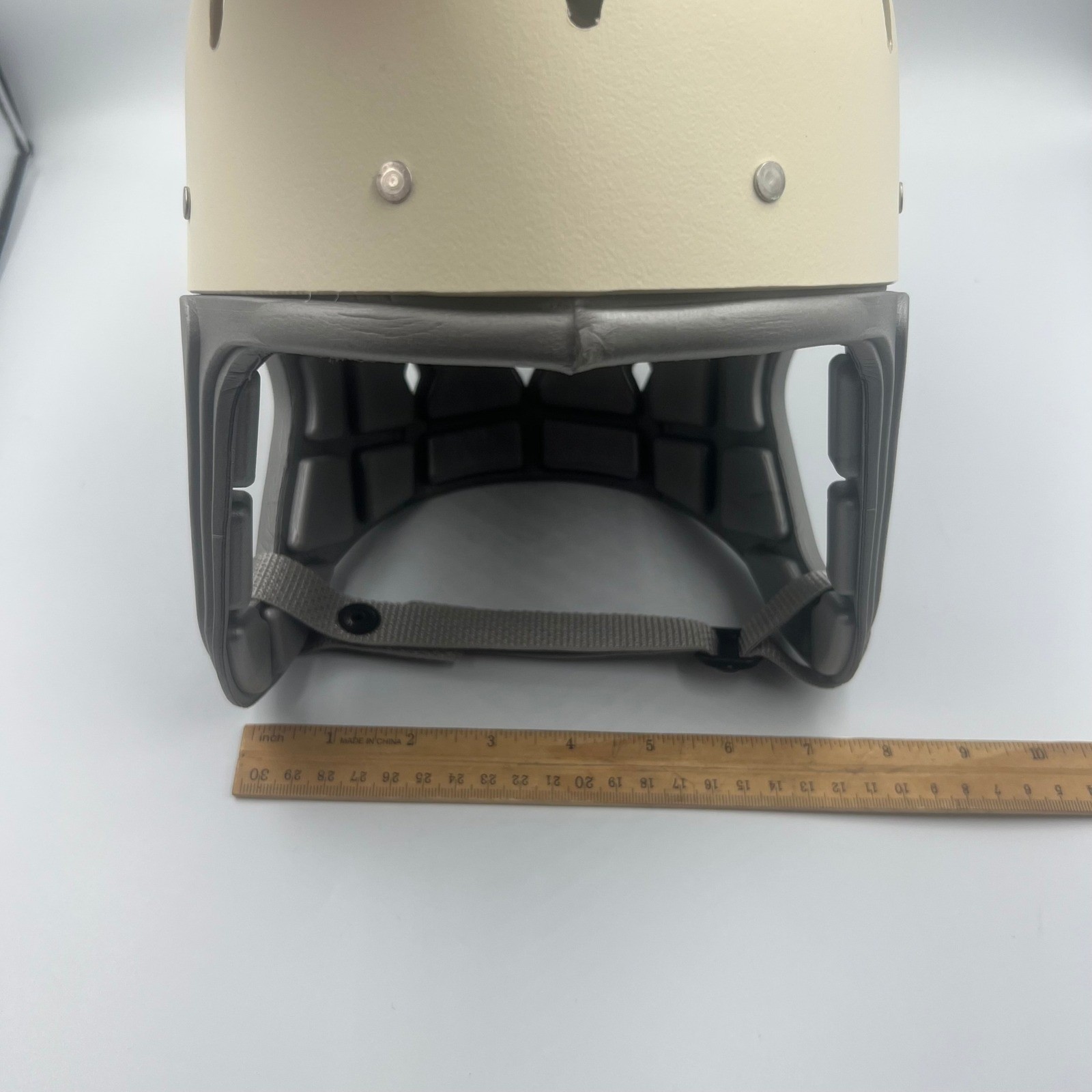 Danmar Products 9709 Medium Hard Shell Comfy Cap Protective Helmet Cream & Grey