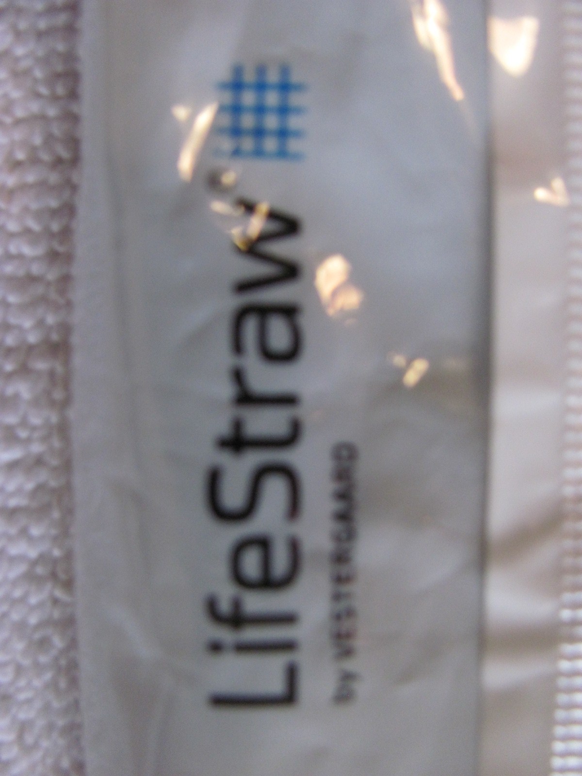 LifeStraw LSPHF017 Personal Water Filter Straw - Portable 4,000L Emergency