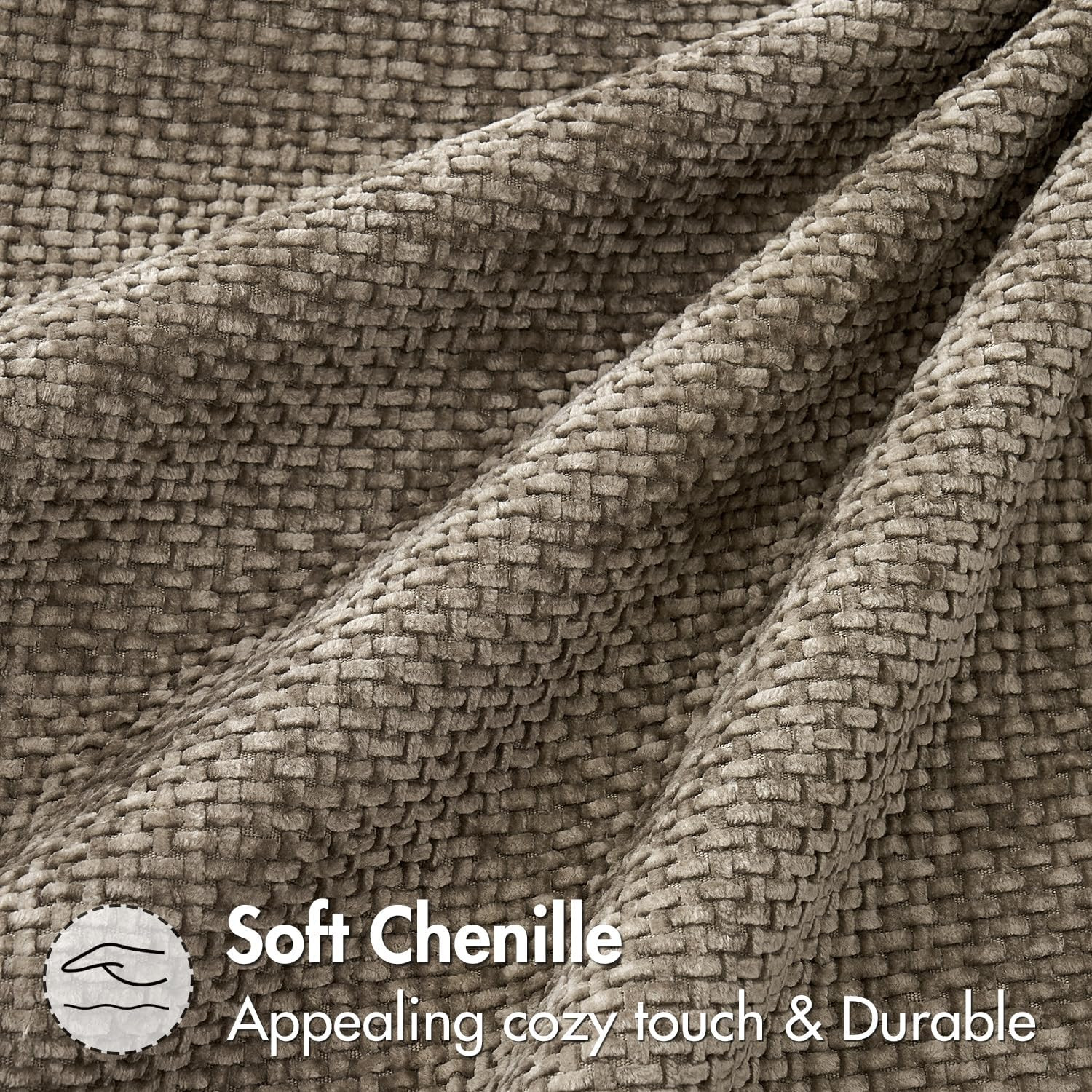 MIULEE Pack of 2 Khaki Decorative 18" x (Pack 2),