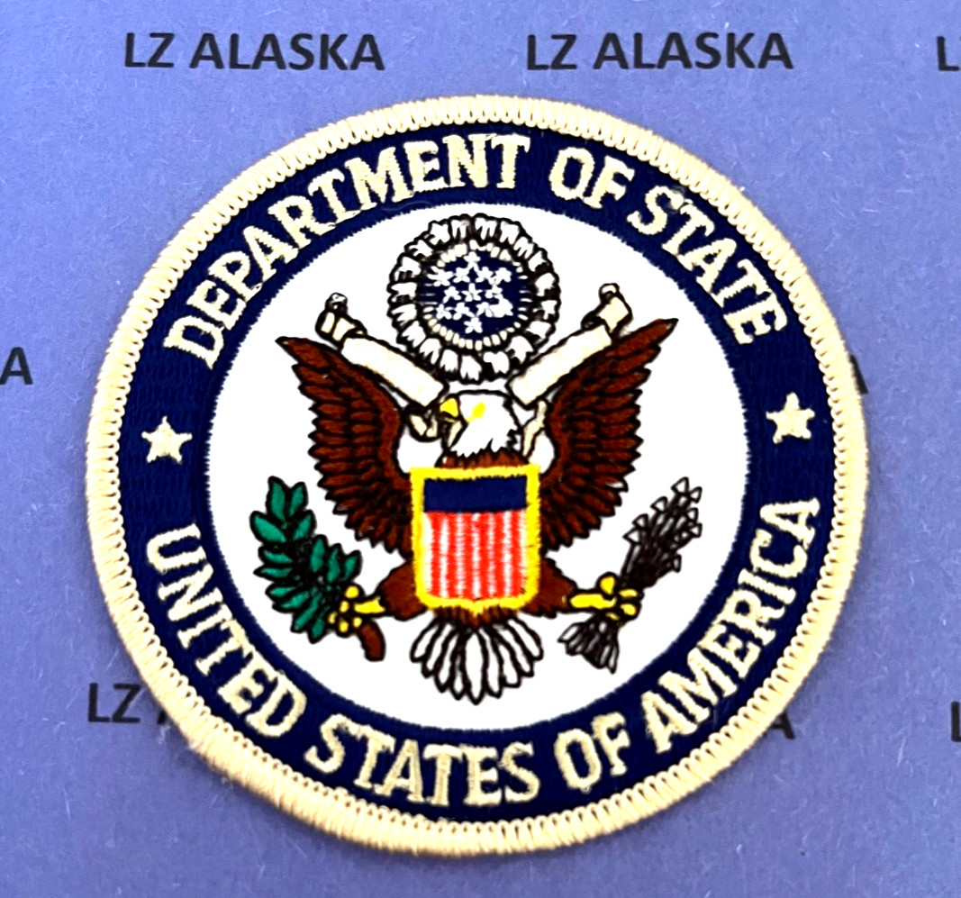 UNITED STATES of AMERICA DEPARTMENT of STATE 3" FULL COLOR PATCH (DD)