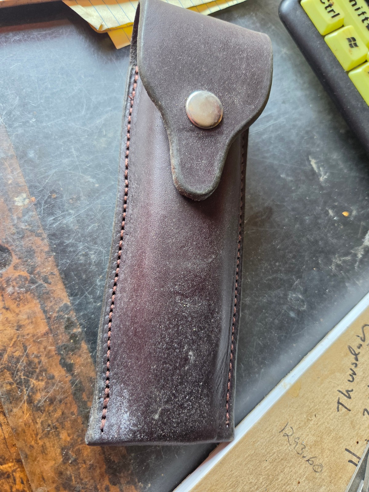 New unused Kershaw A100 multitool leather sheath (2-6)