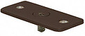 Dark Bronze Optional Flat Hand Rail adaptor Plate for Hand Railing Bracket