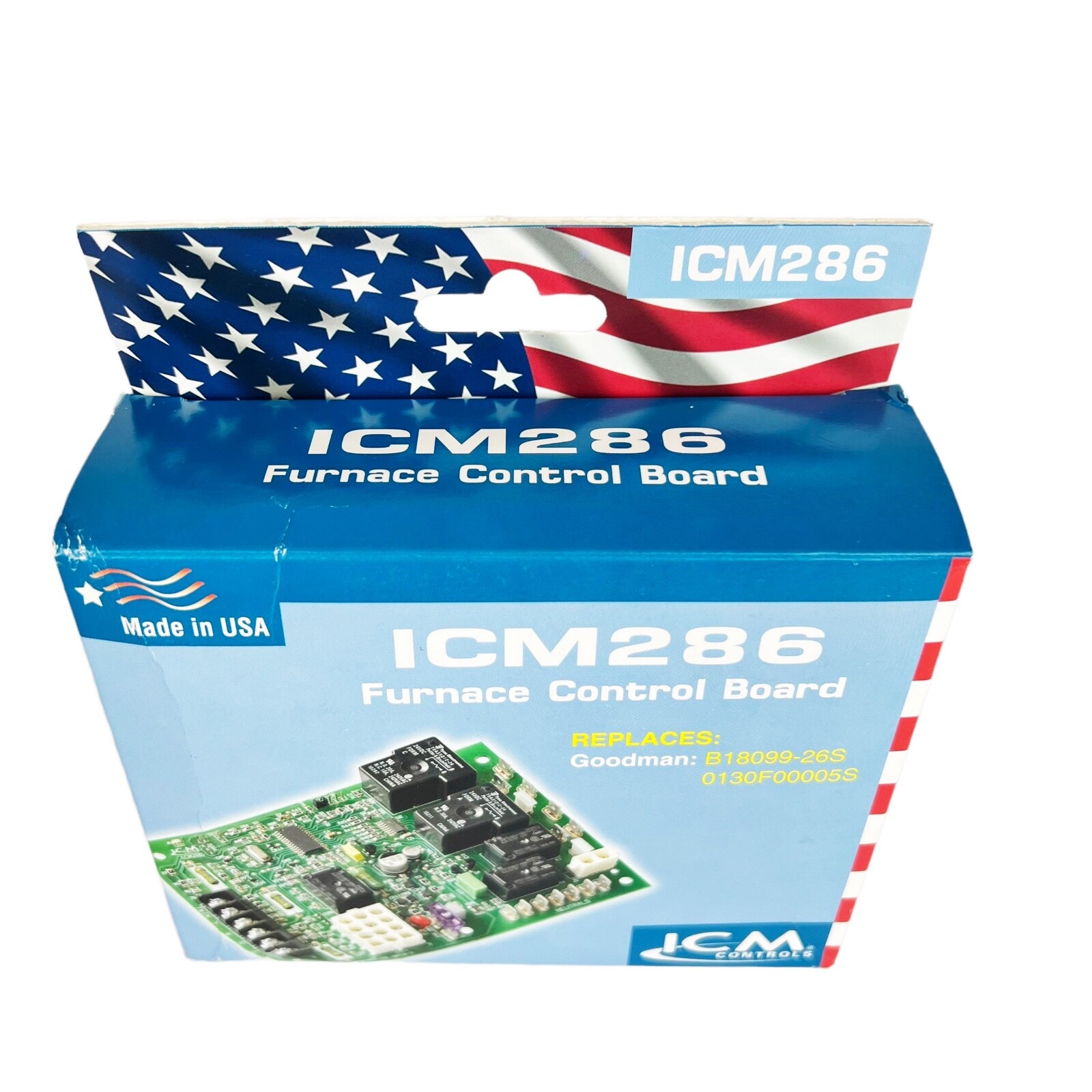 ICM286 Furnace Control Board replaces Goodman PCBBF112S B1809926S 0130F00005S