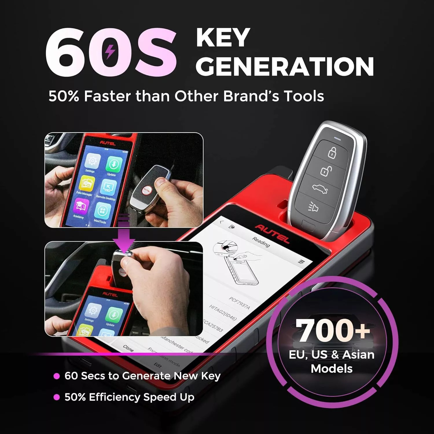 2026 Autel MaxiIM KM100 KM100E Key Fob Programming Tool Programmer Immobilizer