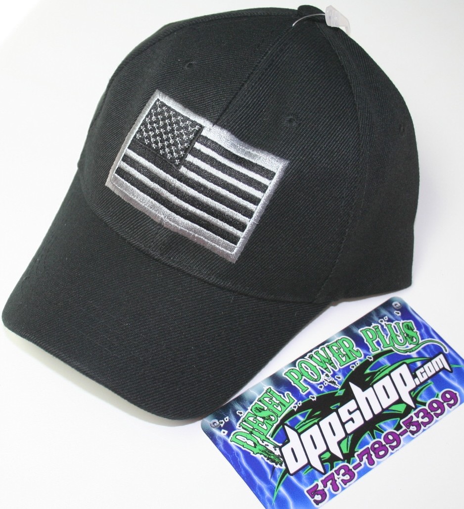 Tactical USA Flag US trucker ball cap hat gear diesel semi diamond tread basebal