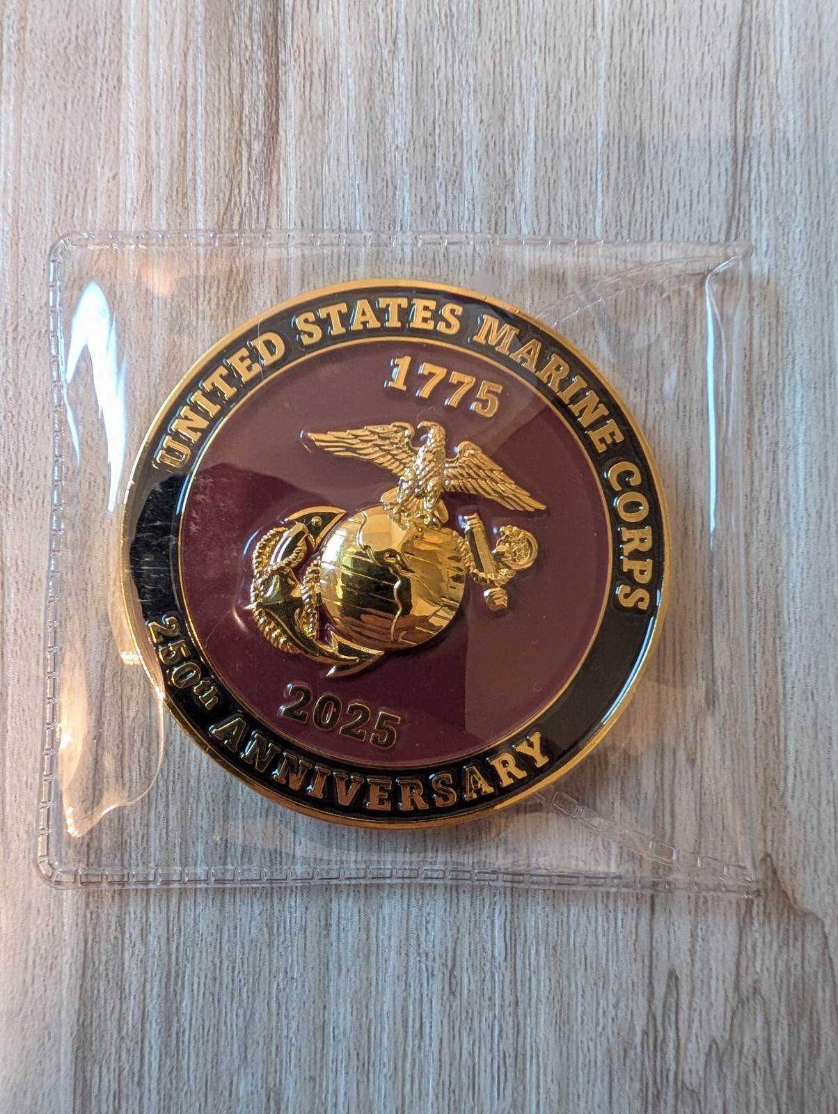 U.S. Marine Corps 250th Anniversary Challenge Coin