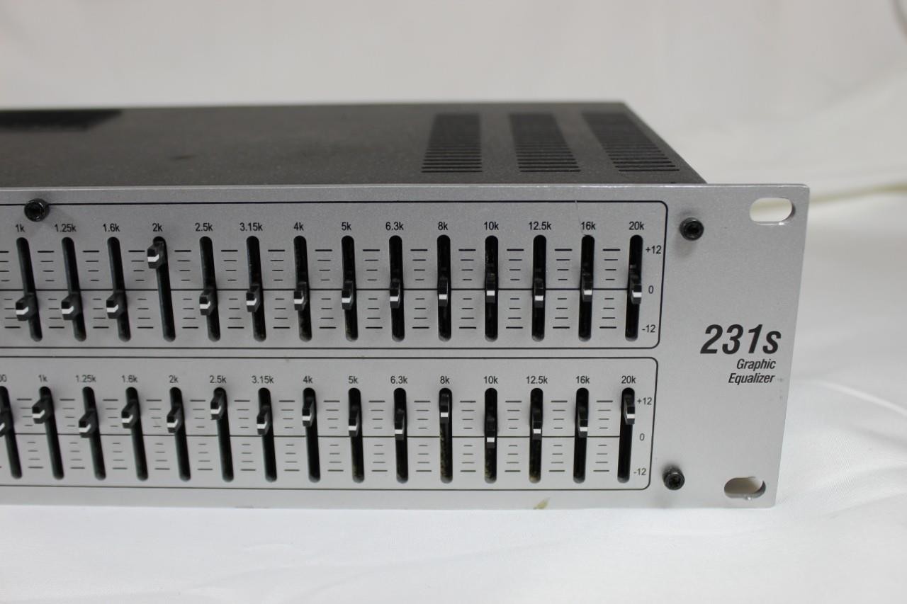 DBX 231S Dual Channel 31 Band Graphic Equalizer