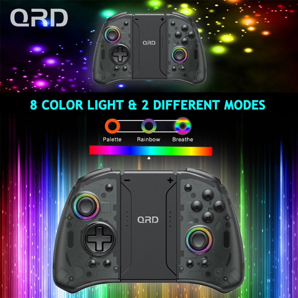 QRD Stellar T5 Wireless Controller Joy-pad for for Nintendo Switch Pro Lite OLED