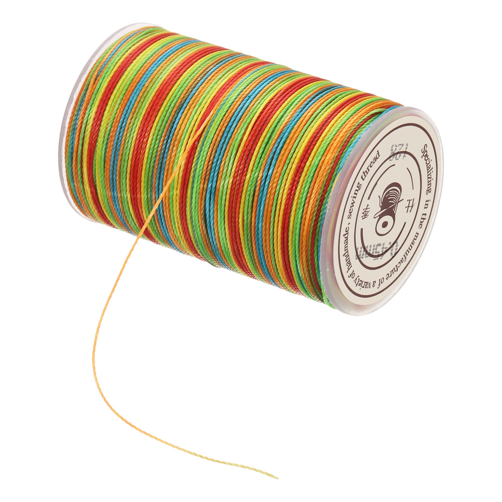 Waxed Cord 0.45mm Waxed Thread 87 Yard Wax String Leather Cord (Multicolor)
