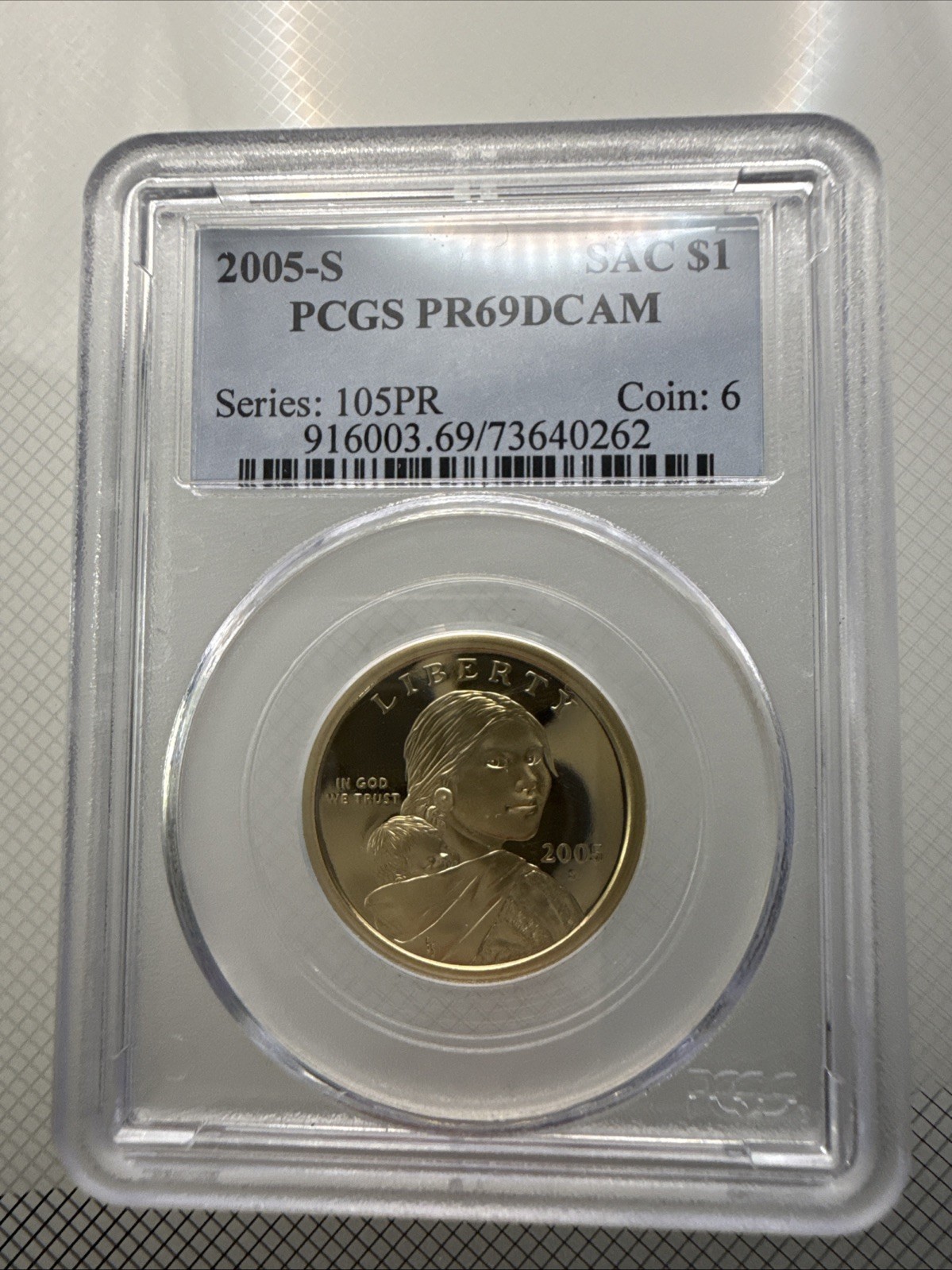 2005 S PCGS LIBERTY ONE DOLLAR
