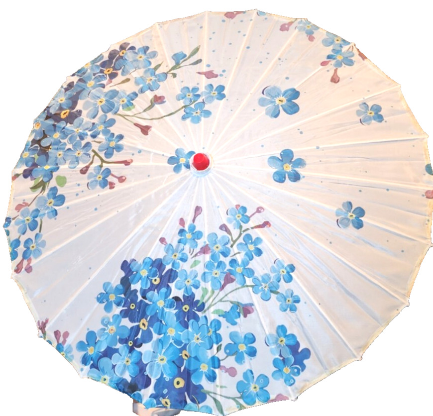 Small [33"] Handmade Oiled Paper Umbrella Chinese Art Classical Dance FLOWER