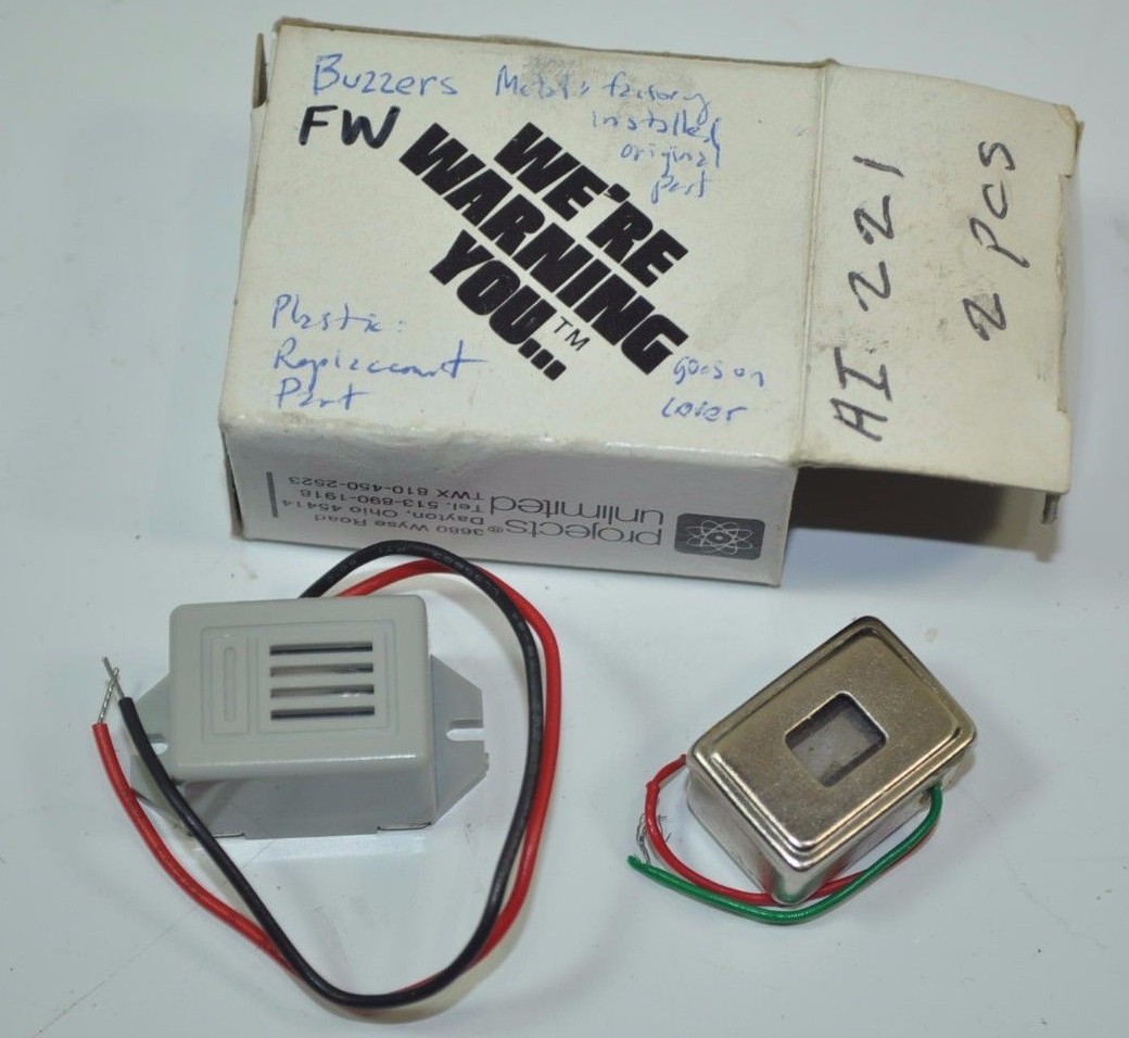 Projects Unlimited Buzzer Lot of 2 Model#'s AI-112 & AI-221