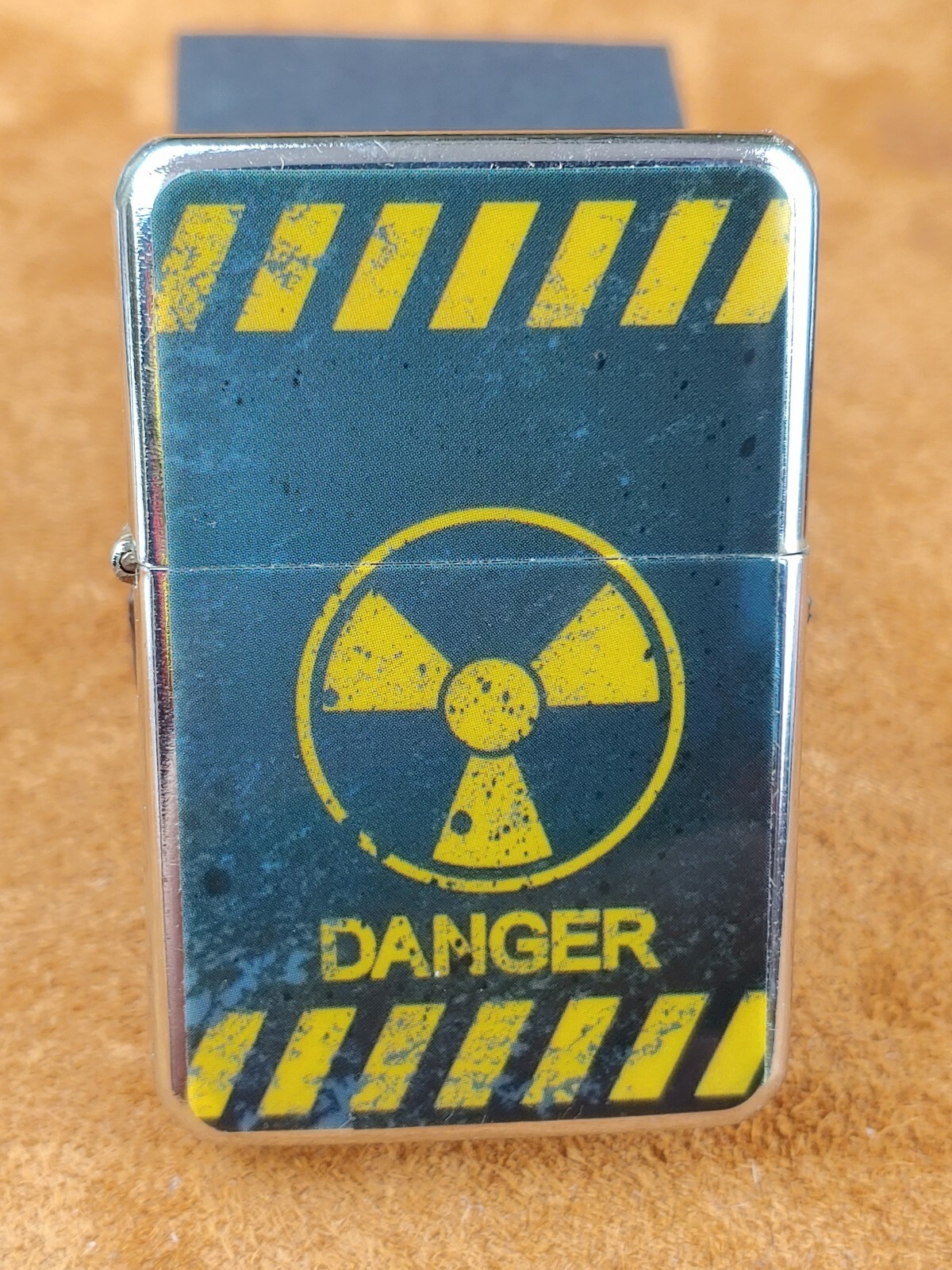 STAR-1 Steel Lighter - WARNING SIGNS - DANGER #L185 NEW in Gift Box!