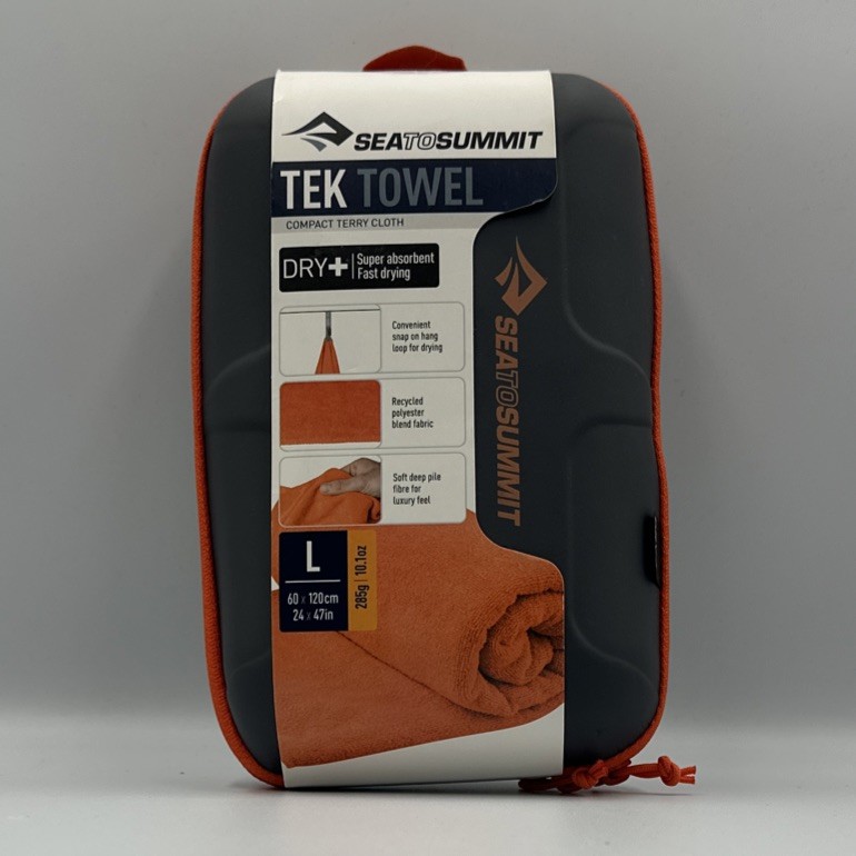 Sea to Summit Tek Towel Outback, Orange, Large 24”X47”, New