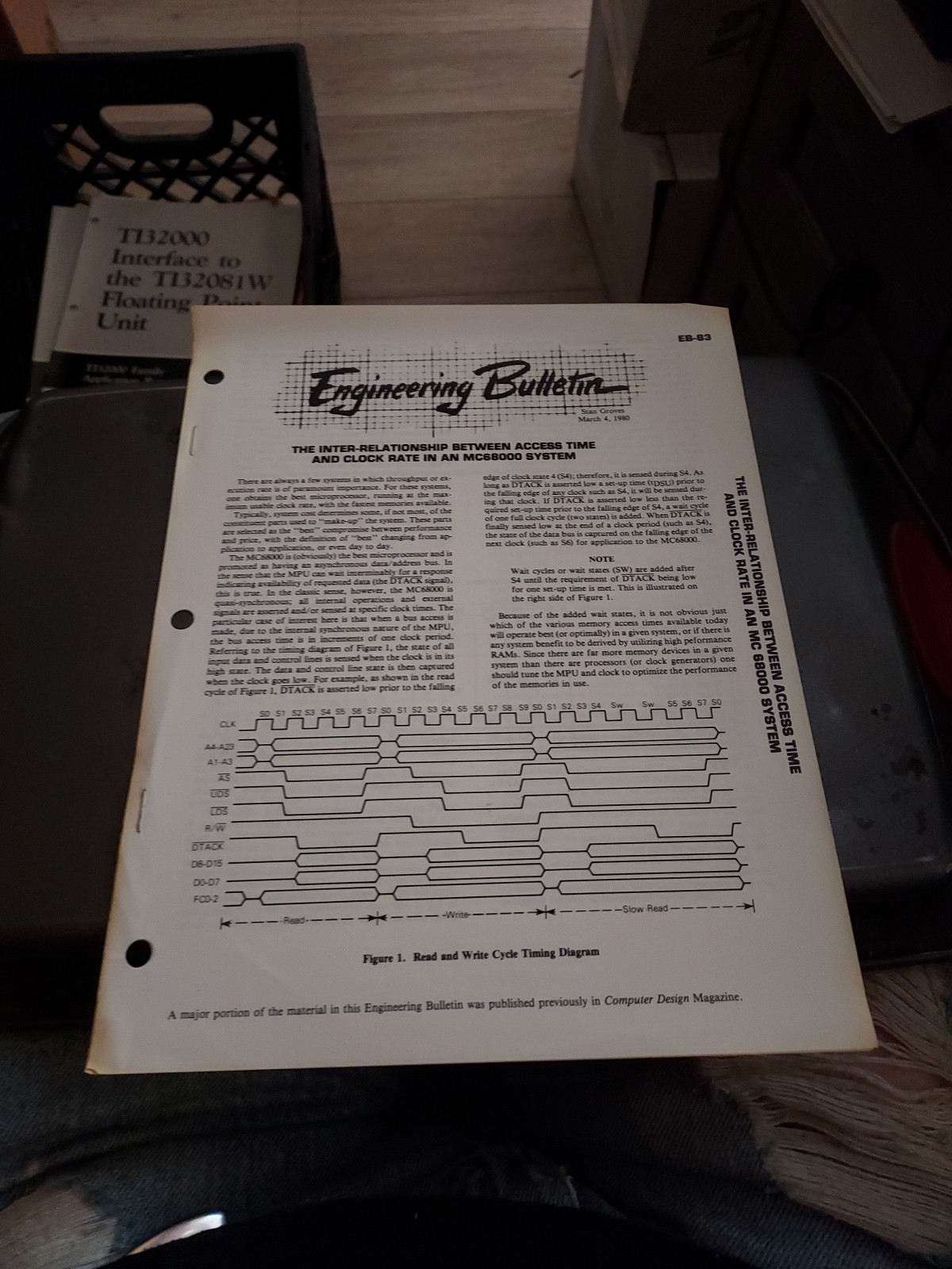 MOTOROLA ENGINEERING BULLETIN EB-83 THE INTER-RELATIONSHIP BETWEEN ACCESS TIME