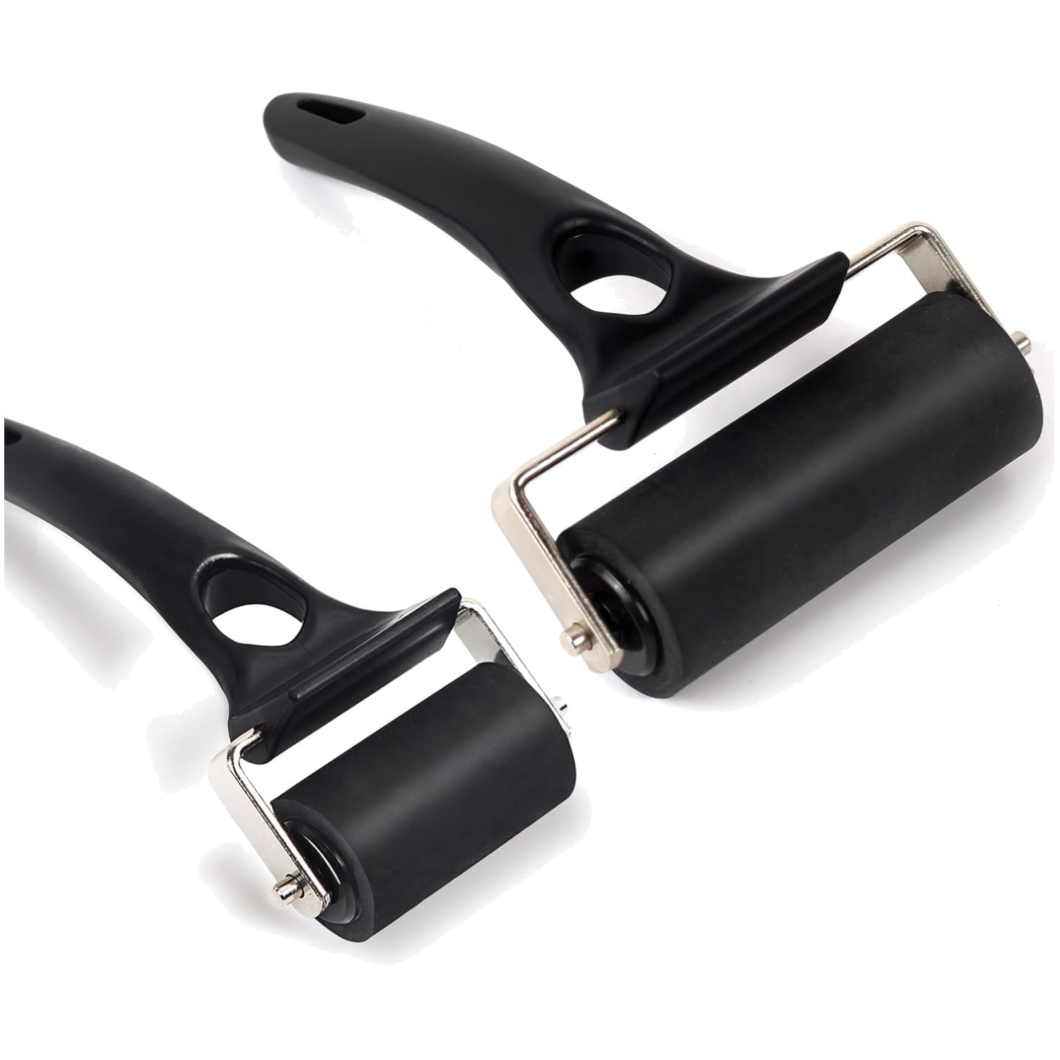Ink Roller Tool for Printmaking & Stamping - 2 Sizes, 2 Pack