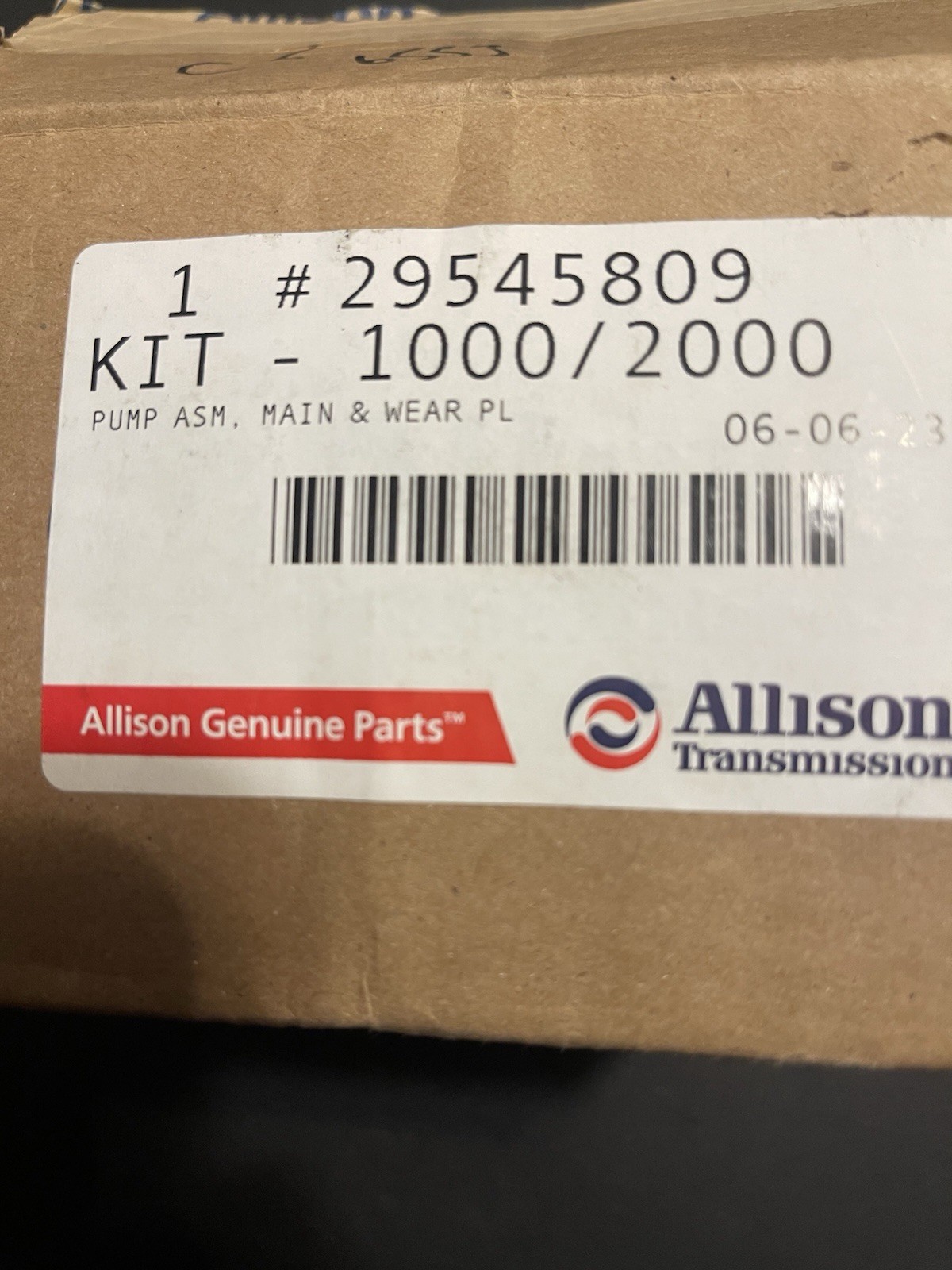Allison 1000 transmission pump