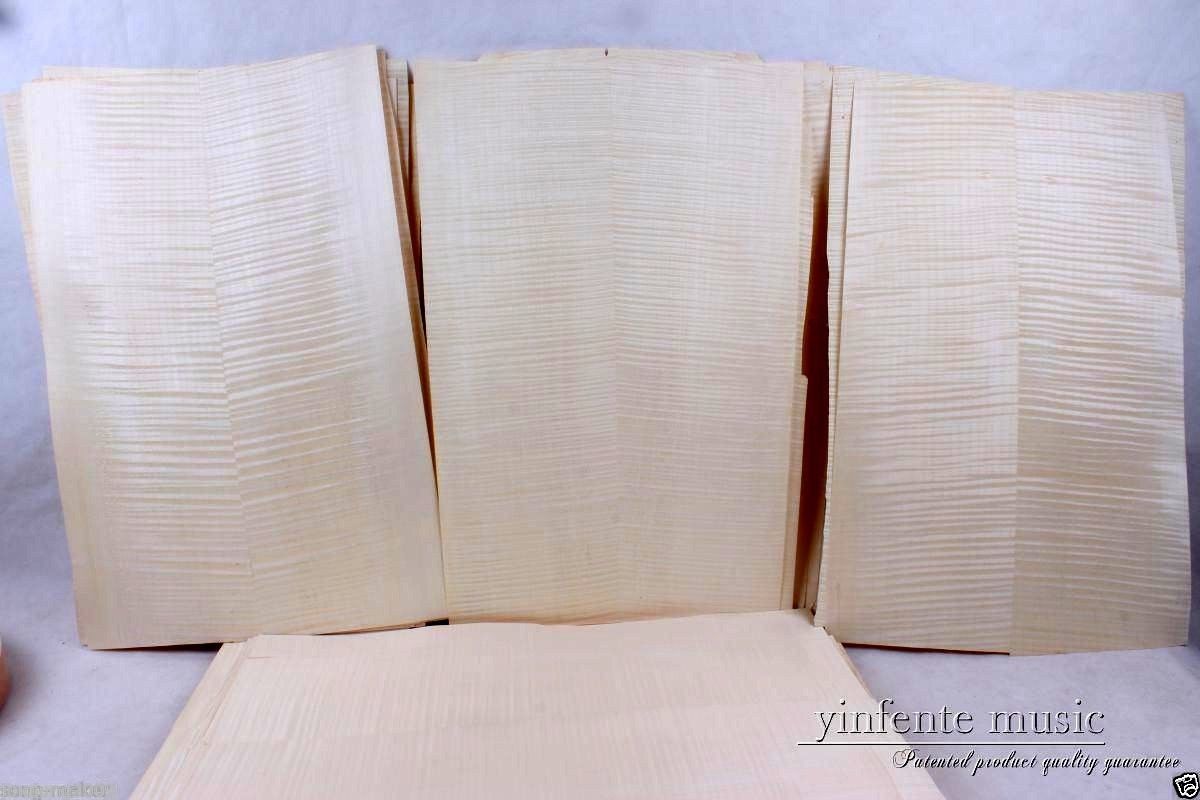3PCS Guitar Veneer Guitar Body Veneered Flame Maple Guitar Parts High Quality
