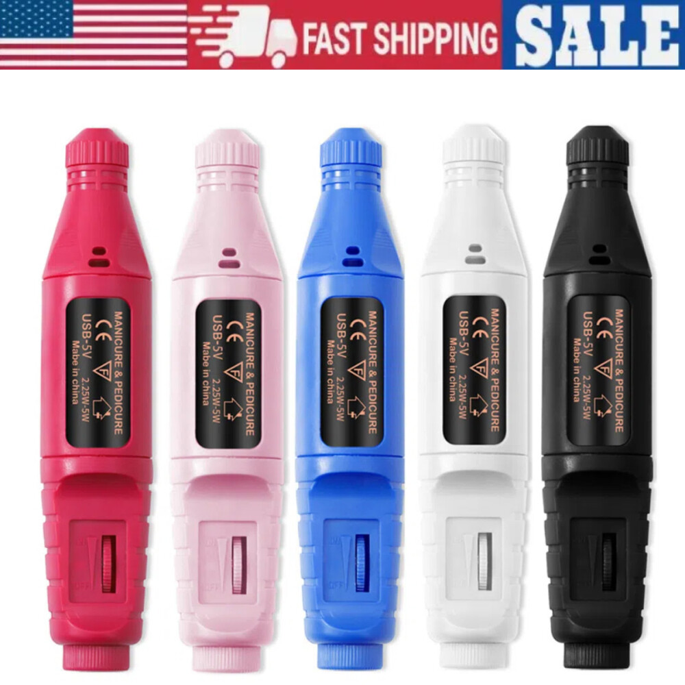 Nail drill machine Portable Electric Acrylic Gel Remover Polishing Pedicure Set