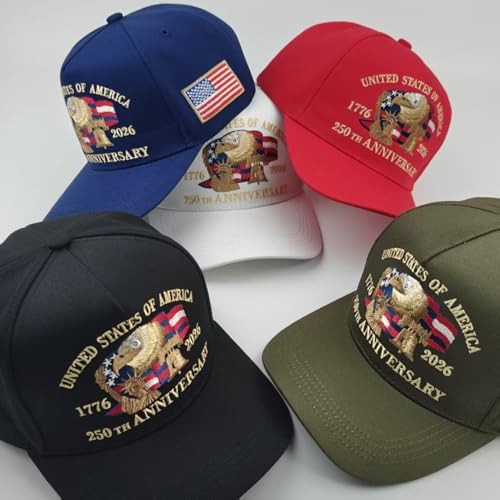 250th Anniversary USA Commemorative Adjustable Baseball Cap