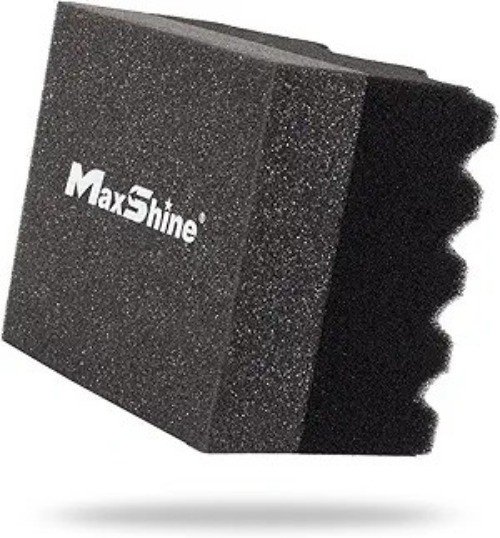 Hydro-Tech Tire Foam Applicator Pad Waxing Sponge for Car Detailing, Zigzag-Cut