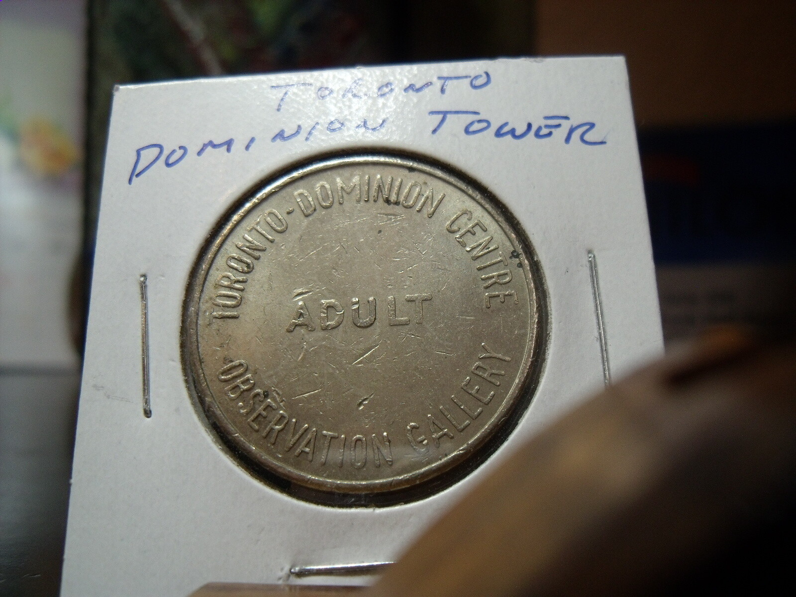 TRONTO DOMINION CENTRE  OBSERVATION GALLERY  Medal