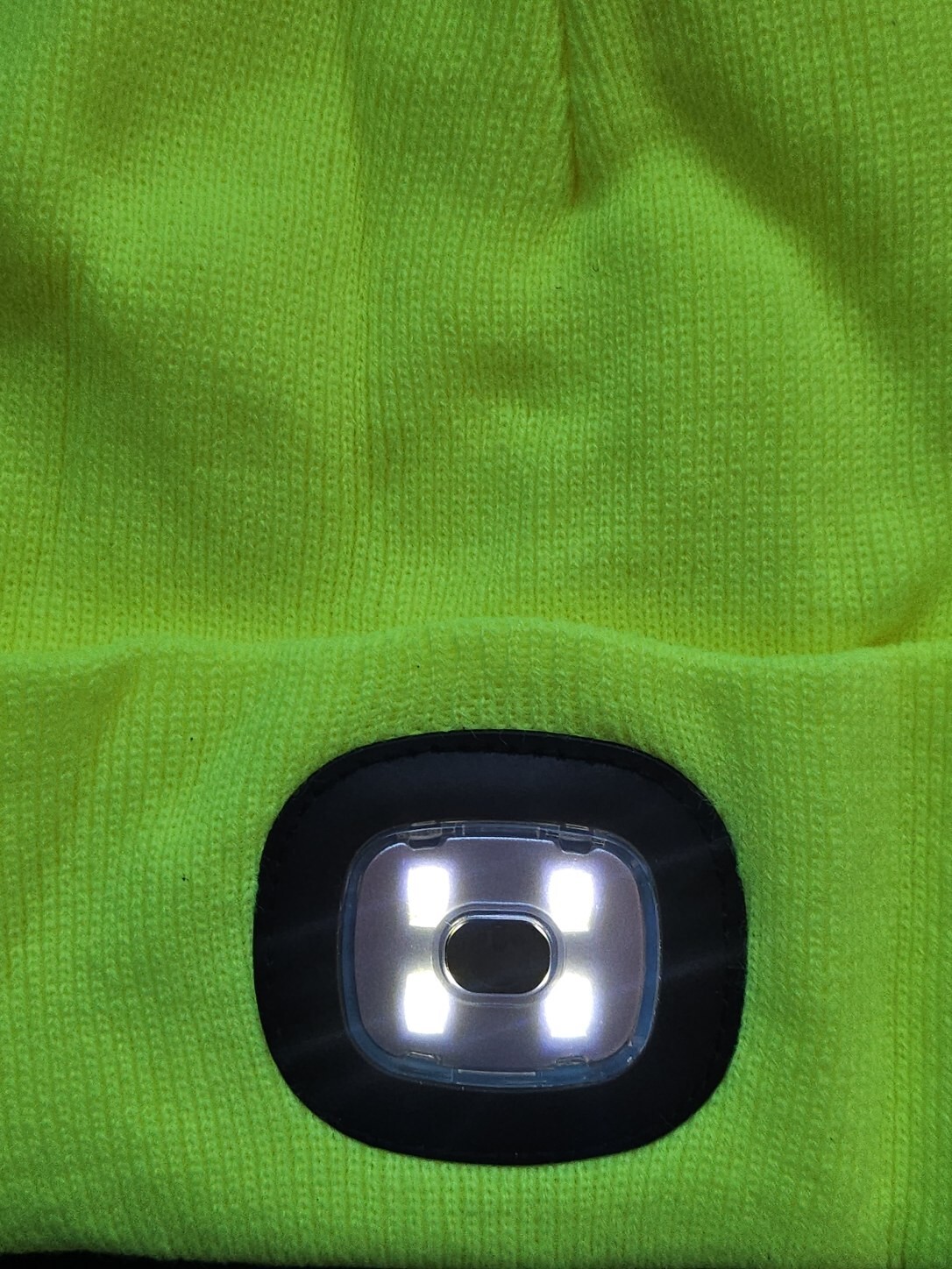 LED Light-Up Beanie Hat - Yellow