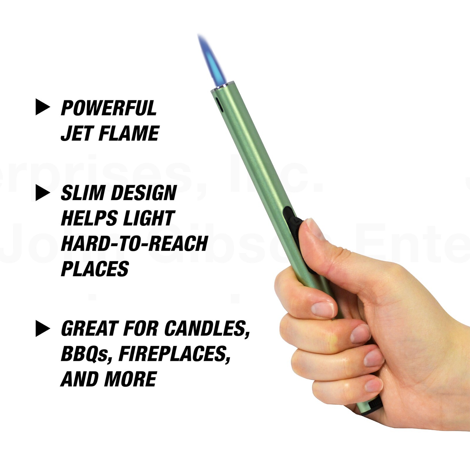 G.E.I. Torch Stick Utility Lighter 2pcs, Blue Torch Flame, Small Gifts