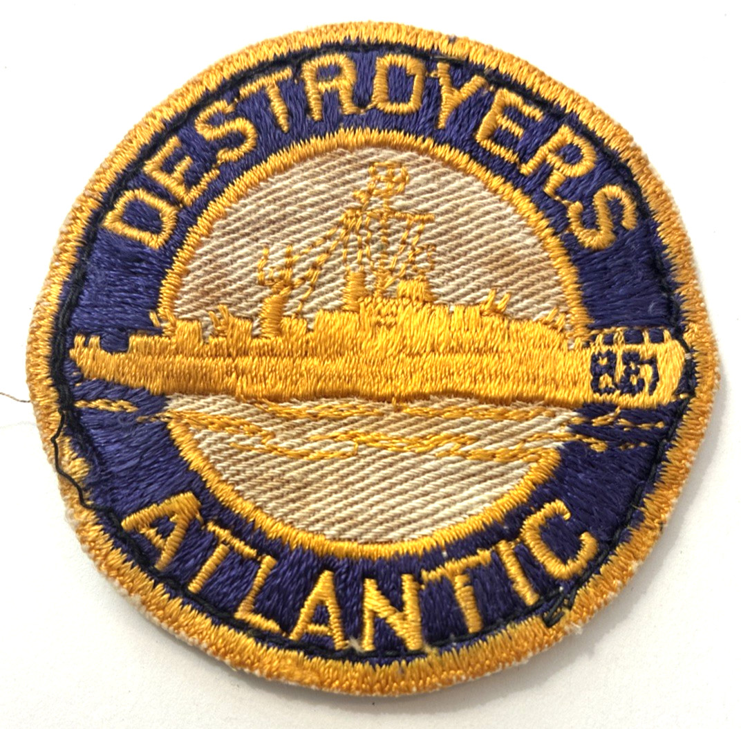 US Navy Destroyers Atlantic Patch 2.75"-older