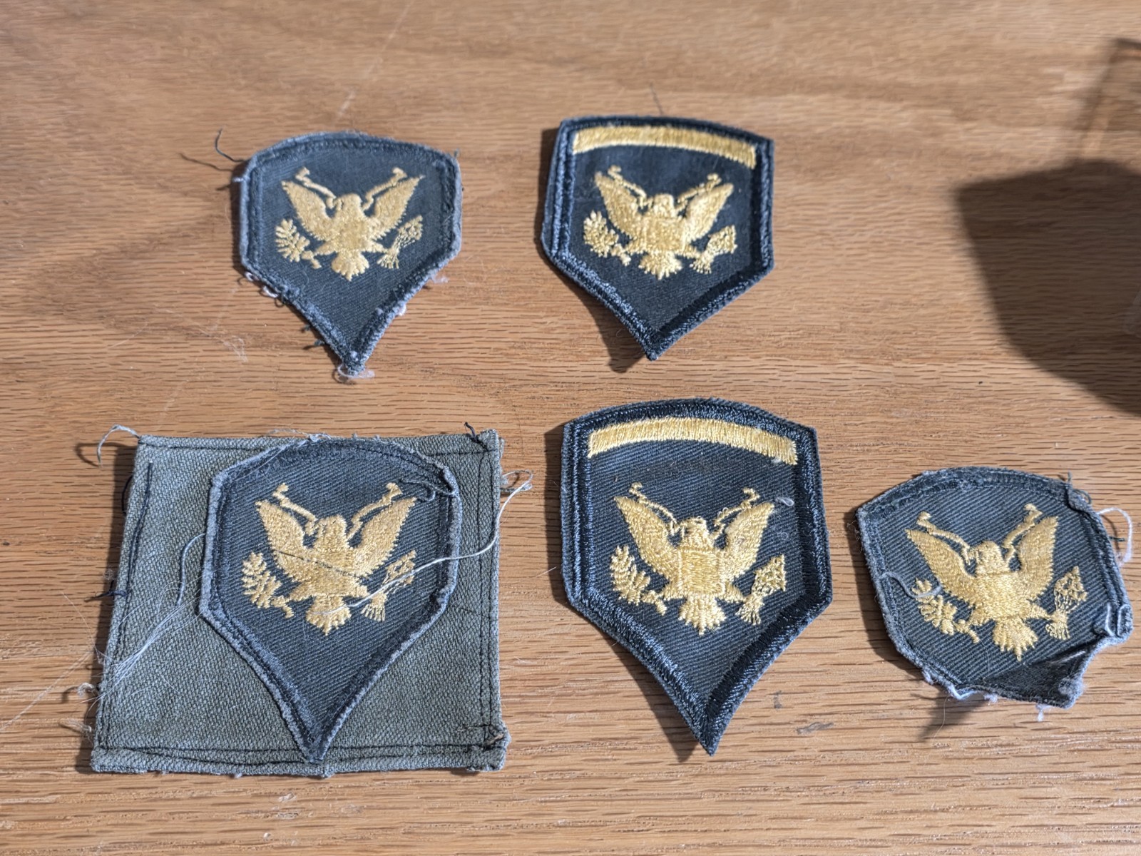 US Army Specialist rank insignia patches