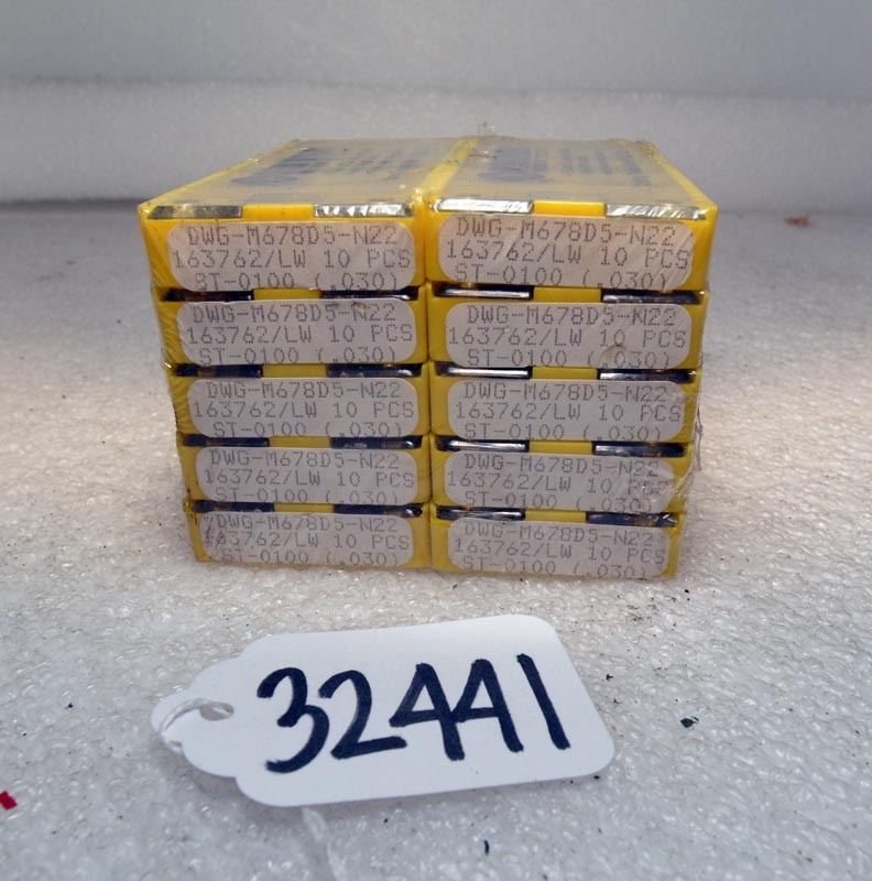 Newcomer Carbide Inserts DWG-M678D5-N22 (Inv.32441)