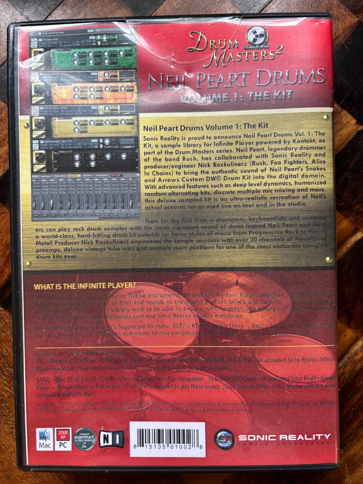 Neil Peart Drums Drum Masters Volume 1: The Kit
