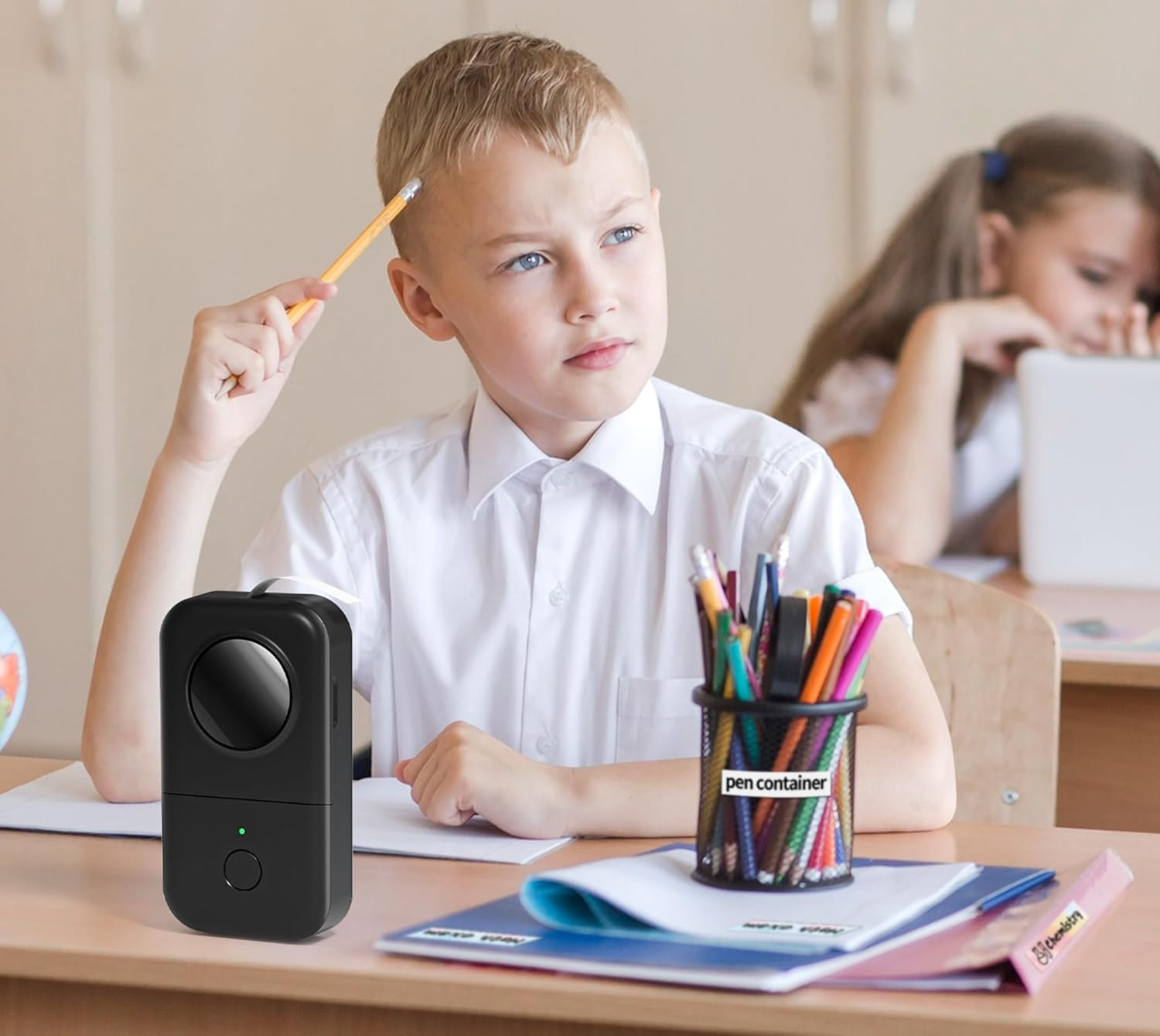 D30 Label Maker Machine, Bluetooth Mini Label Maker for Kids School Items, Inkle