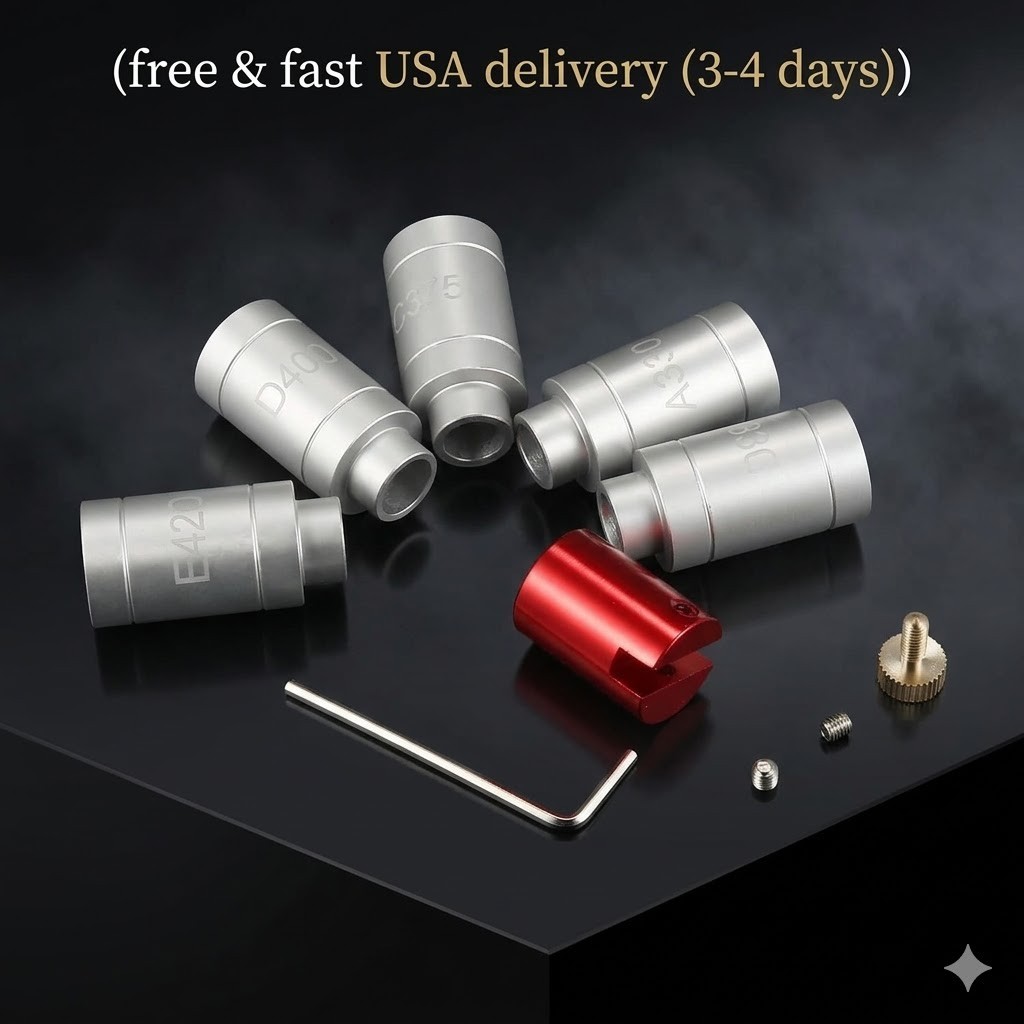 Body with 5 Bushing Set Lock N Load Headspace Gauge Kit with Comparator Base
