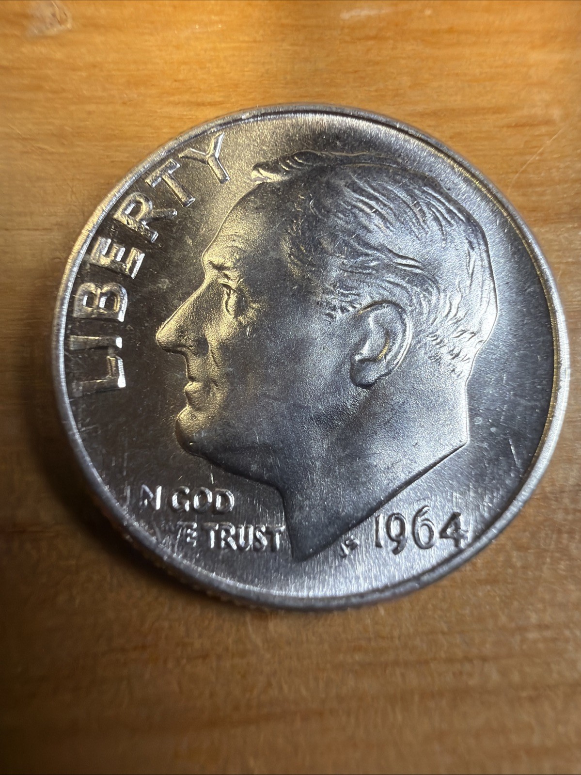 1964 10C Roosevelt Dime BU - Free Shipping - MP7