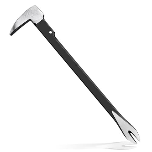 14" Nail Puller & Cats Paw Pry Bar, Heavy Duty Cat's Claw Nail Remover 14 inch