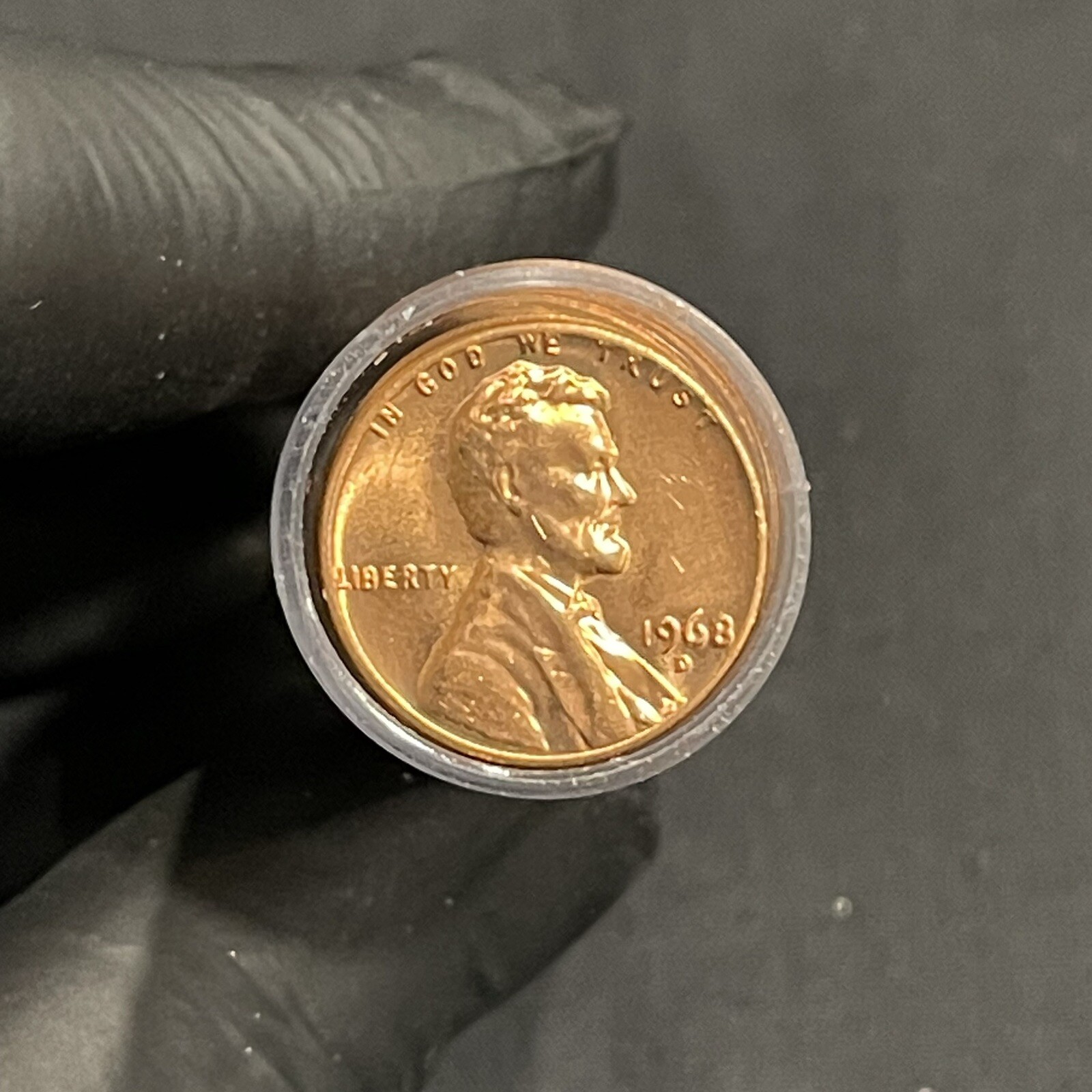 1968 D Lincoln Cent Copper BU (PLEASE READ DESCRIPTION)