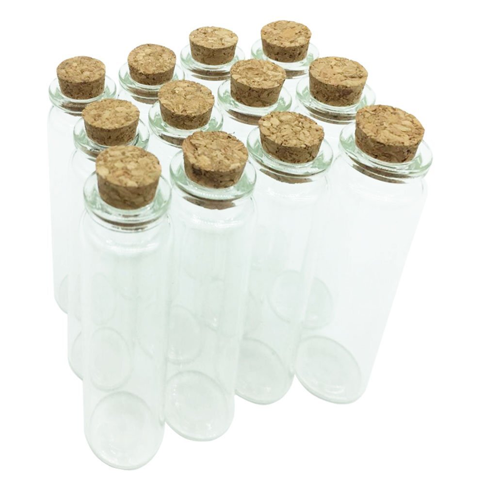Mini Glass Bottles With Cork Stoppers Small Jars With Cork Lids Tiny Glass Bottl