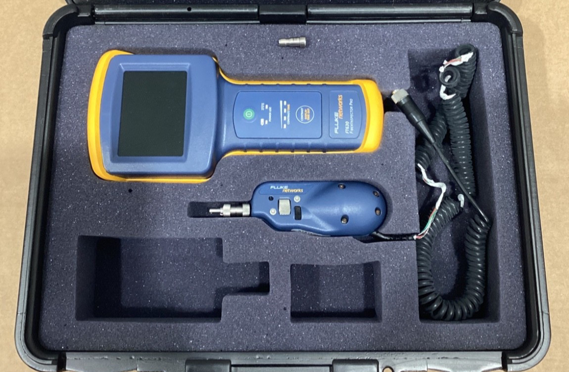 Fluke FT630 Fiber Inspector Pro W/ Fluke Networks FT650 Fiber Probe FOR PARTS
